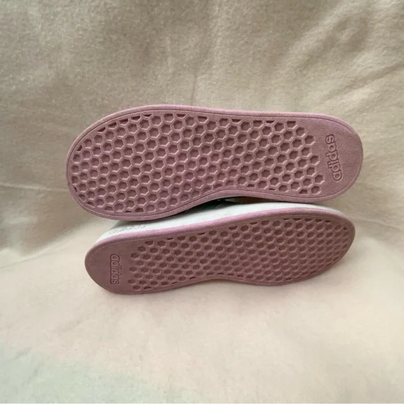 Adidas Women's White and Light Green Sneakers - Picture 11 of 13